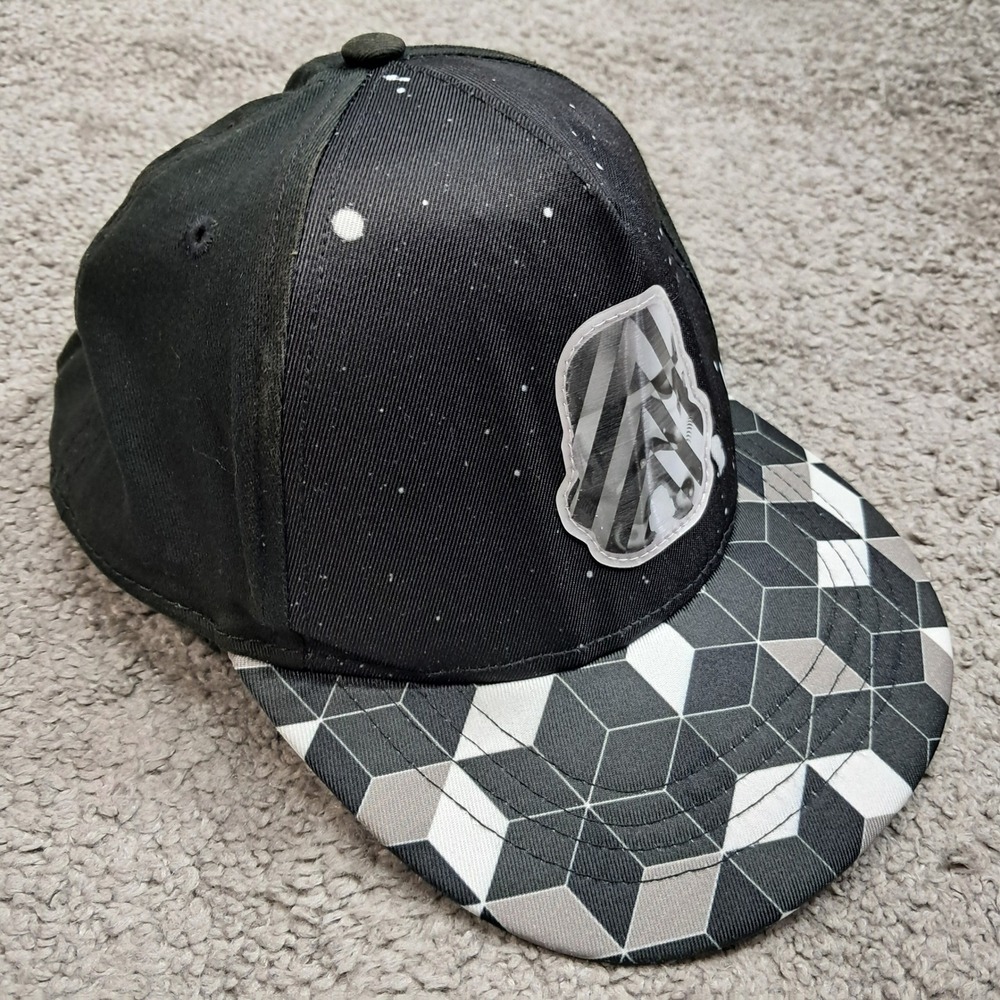 Star Wars Stormtrooper Snapback Hat Black Galaxy Geometric 3D Lenticular‎ Patch